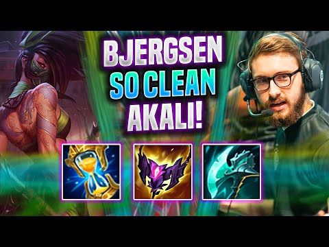 BJERGSEN IS SO CLEAN WITH AKALI! - TL Bjergsen Plays Akali Mid vs Galio! | Season 2022