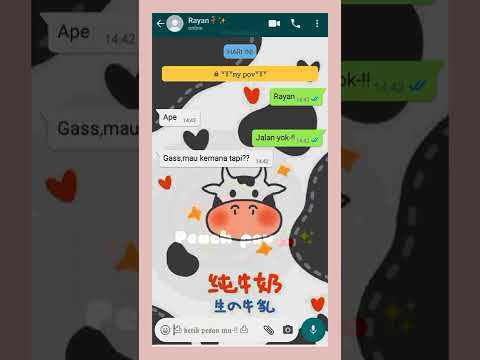 Pov whatsmock || Teman rebut pacar kamu || Drama fake chat