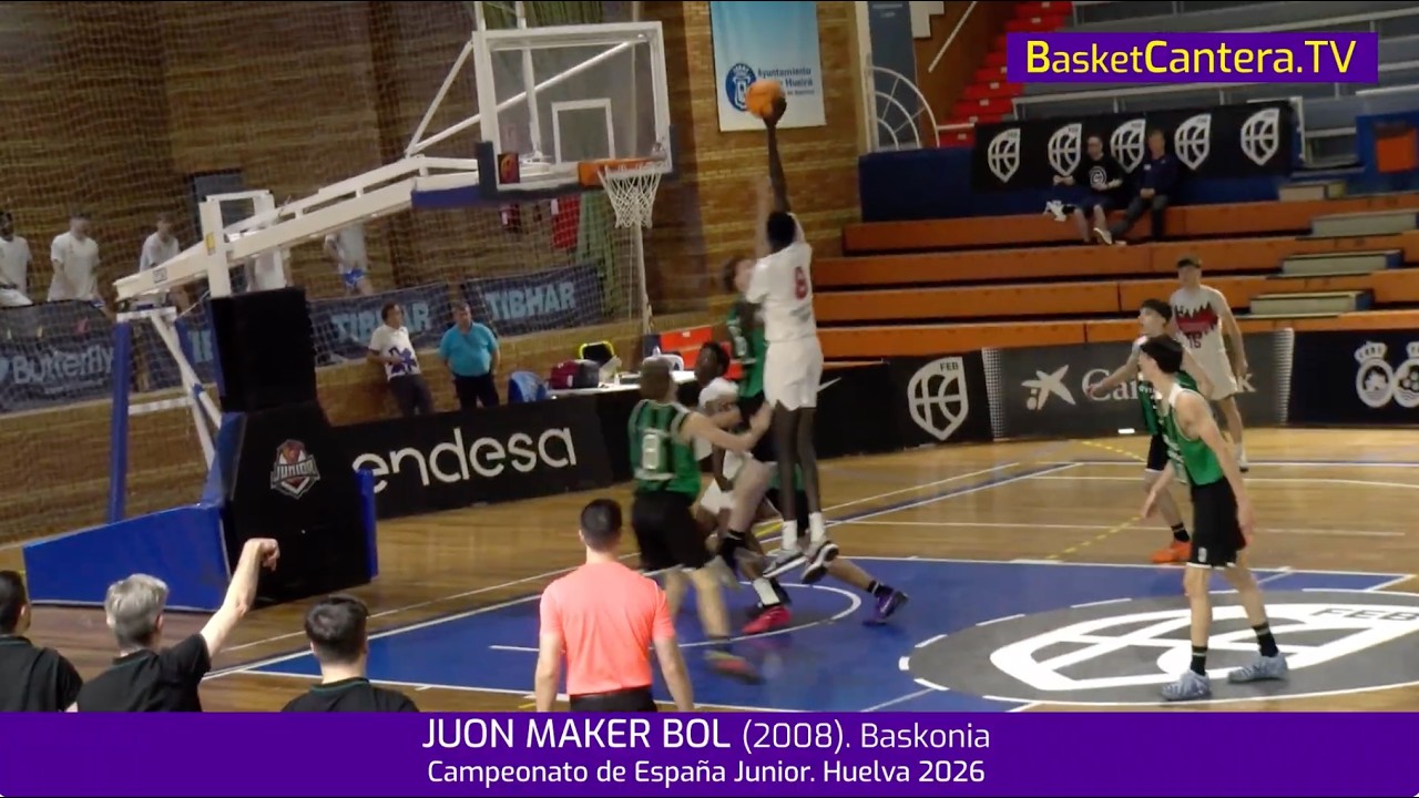 JUON MAKER BOL ('08). BASKONIA U18M.- Campeonato de España Junior 2026