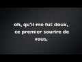 Ma plus belle histoire d'amour- Barbara lyrics