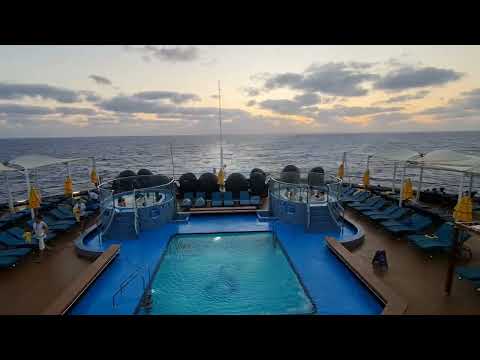 Thumbnail for Carnival Splendor Cruise Sunset and Smoking