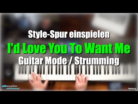 Pa1000/4X - Style-Spur einspielen/Strumming/Guitar Mode" # 455