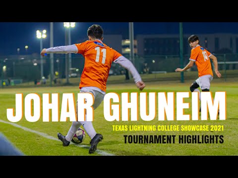 Class of 2022 • JOHAR GHUNEIM • Left Wing / Forward • College Soccer Showcase Highlights • 4 Goals