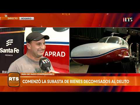 SUBASTA DE BIENES DECOMISADOS: UN CORDOBÉS COMPRÓ UN AVIÓN Y SE LO LLEVA A RÍO PRIMERO