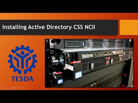 Installing Active Directory Domain Services CSS NCII