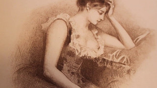 La Dame aux Camélias par Alexandre Dumas Fils (1887) publiée par Albert Quantin et illustrée par Alb