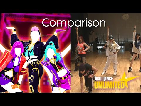 Just Dance 2021 VS. Dance Choreography Comparison - 2NE1- Come Back Home