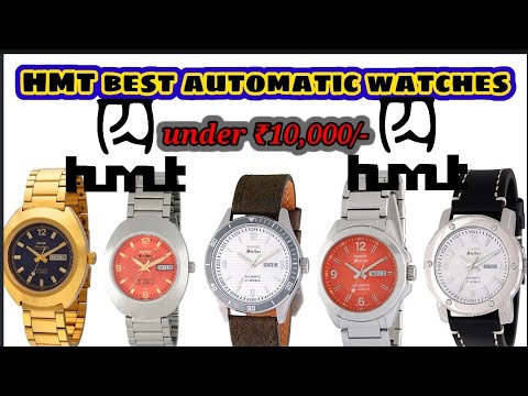 HMT Best Automatic Watches under ₹10000 | Stainless Steel case and Japanese Miyota Movement #hmt