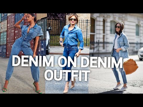 Trendy Denim on Denim Outfit ideas.❤️|How to Wear Denim on Denim?..