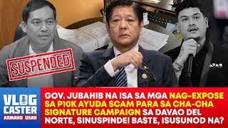 Marcos, Sinuspinde ang isang DDS Governor! Warning kaya ito kay Baste na siya na ang Susunod?