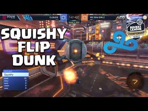 SQUISHY INSANE FLIP RESET GOAL VS WE DEM GIRLZ RLCS (S6) #LANVegas