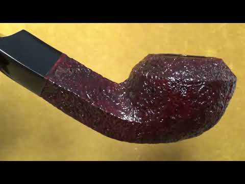 Pipa Sasieni 4 dot -  Ruff Root 3 - Bent Rhodesian (SAS15)