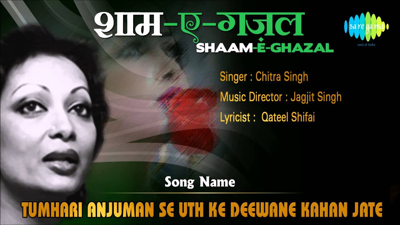 Tumhari Anjuman Uthke Diwane Kaha Jate Lyrics | A Mile Stone (Jagjit Singh) | Chitra Singh