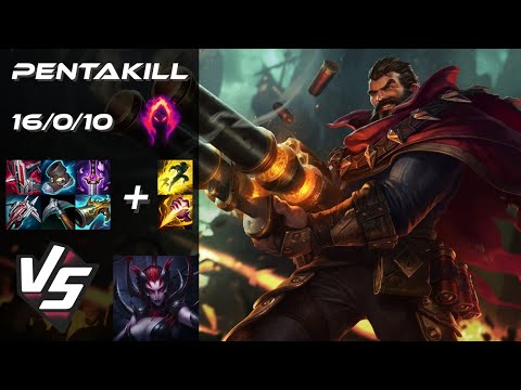 JUNGLE Graves vs Elise [PENTAKILL] - EU Grandmaster Patch 14.21