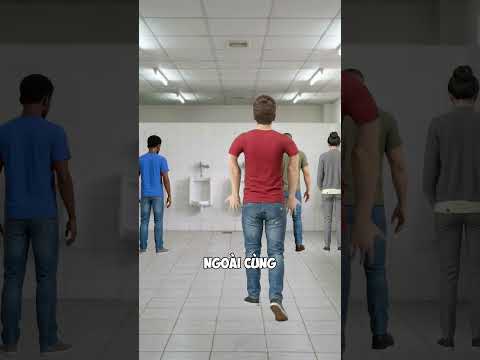 Quy tắc sinh tồn trong nhà vệ sinh nam