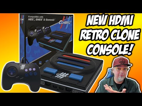 A NEW HDMI NES, SNES & Genesis In One Clone Console! Old Skool Classiq 3 HD Review