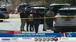 Woman arrested for murder at Brattleboro homeless shelter
