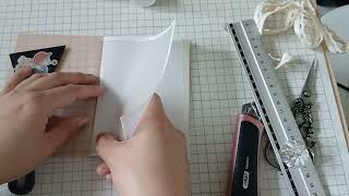 【初心者】トレーシングペーパーとスパンコールのファイル　#紙活　#お裾分けファイル