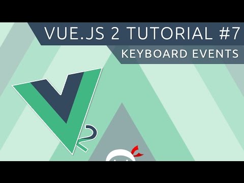 Vue JS 2 Tutorial 7 Keyboard Events