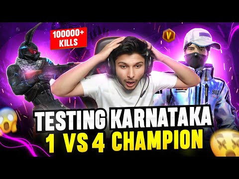 Can't Believe ✨ This Mobile Player Is 1 V 4 Karnataka Champion 🏆 | Will NG be able to join the Gu...