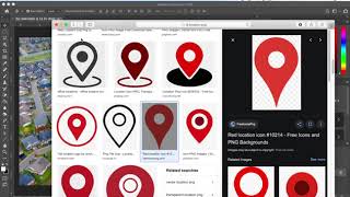 Add Location Icon in Real Estate Photo