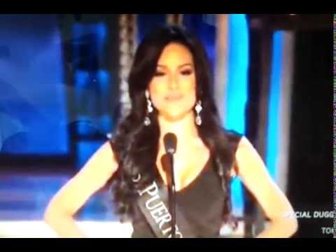 Miss Puerto Rico 2010 Miriam Pabon at the Miss America Pageant 2010.