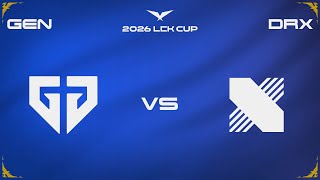 GENG vs DRX, RULER EST INARRÊTABLE (LCK Cup 2026)