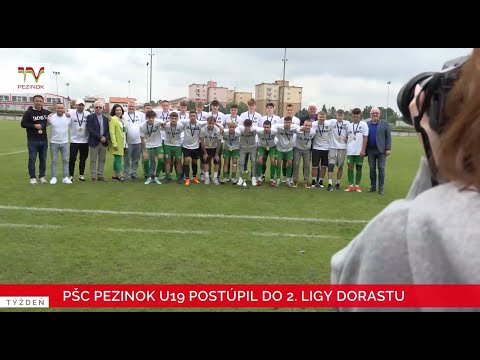 PŠC Pezinok U19 postúpil do 2. ligy dorastu