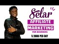 SELAR AFFILIATE MARKETING FÜR ANFÄNGER