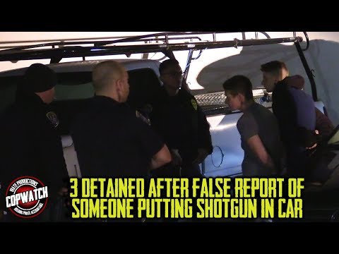 Copwatch | 3 Detained After False Report of Someone Putting Shotgun ...