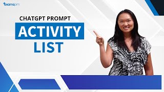 Writing Activity Lists and Attributes with ChatGPT and AI