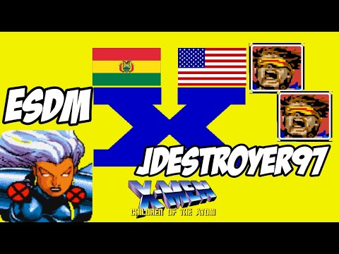 X-Men - Children of the Atom: ESDM (BOL) vs jdestroyer97 (USA)│Fightcade FT5