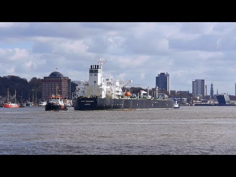 Hamburg, Waltershof, Tanker "ALFA BRITANNIA" (248m) - Full HD (1080p) Videobild