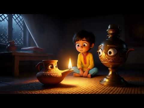 The Little Lamp That Never Gave Up 🪔✨ | Inspiring 3D Animated Kids Story | Moral Story for Children