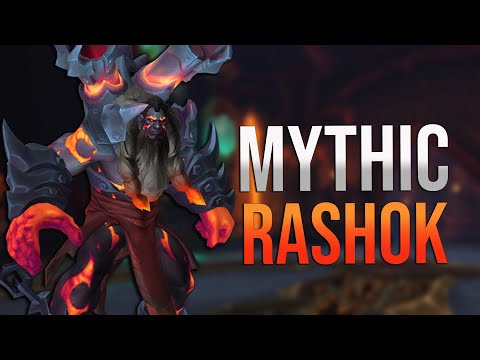 Mythic Rashok, the Elder Raid Testing - Aberrus, the Shadowed Crucible