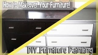 DIY: Paint Bedroom Furniture Easy!