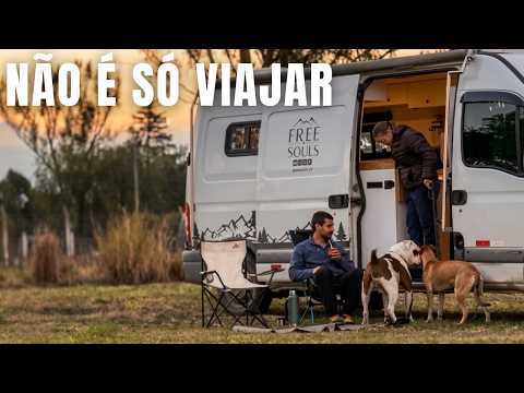 Como é viver em um motorhome com um cachorro de 40kg?