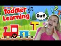 Baby Learning | Learn First Words, Gestures, Counting, Letters & Songs | TRAINS | For Toddlers