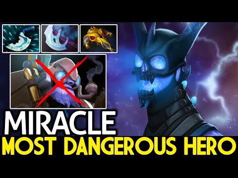 MIRACLE [Razor] Most Dangerous Hero Meta 7.34 Destroy Mid Lane Dota 2