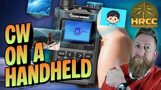 Get In Nerds We're Doing Morse Code On A Handheld Radio