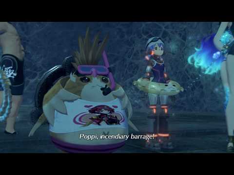 Xenoblade Chronicles 2 Swimsuit Edition Cutscene 124 - Incendiary Barrage!