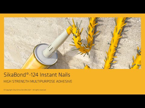 SikaBond 124 Instant nails