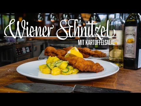 Wiener Kalbsschnitzel mit Kartoffelsalat – Kochen im Tal