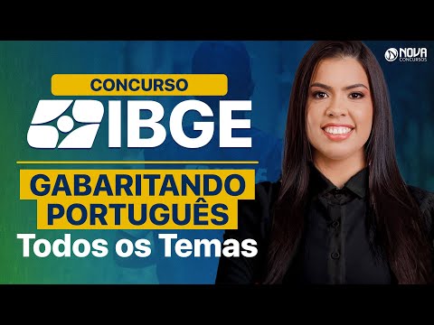 Concurso IBGE 2026: Língua Portuguesa: Questões de todos os temas do edital