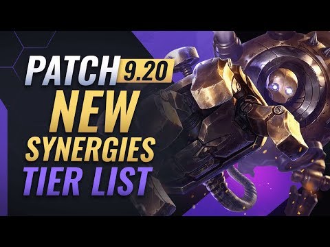 NEW UPDATE: BEST Synergies TIER List – Teamfight Tactics Patch 9.20