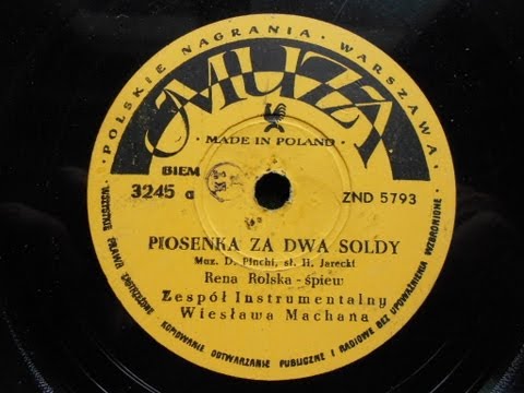 Rena Rolska - Piosenka za dwa soldy - Canzona da due soldi 1957 r.