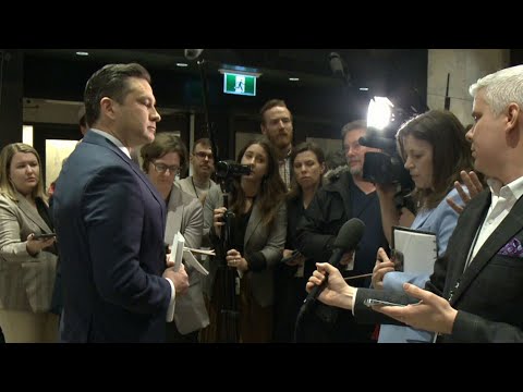 'You're not changing the subject': Poilievre has heated exchange with reporter