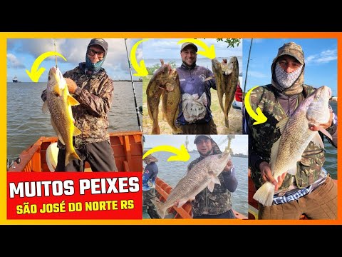 ​PEGAMOS MUITAS CORVINAS MESMO COM TEMPORAL! ⛈️ Pesca Épica em São José do Norte no 2º dia de pesca