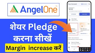 Angel one me stock pledge kaise kare | How to pledge stock in Angel one