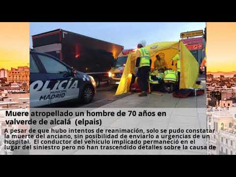 muere atropellado un hombre de 70 anos en valverde de alcala  (elpais)